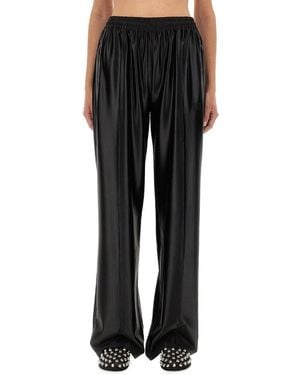Alexander Wang Satin Faille Sport Trousers - Black