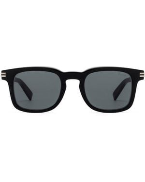 ZEGNA Rectangular Acetate Sunglasses - Black