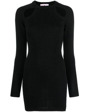 Chiara Ferragni Cut-Out Knitted Minidress - Black