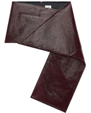Courreges Vinyl Mini Skirt - Purple