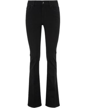 7 For All Mankind High-rise Bootcut Jeans - Black