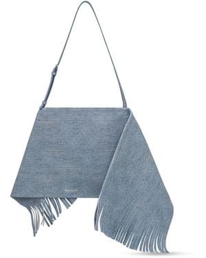 JW Anderson Suede Shoulder Bag - Blue