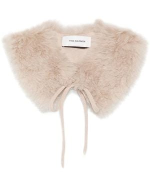 Yves Salomon Scarves - Natural