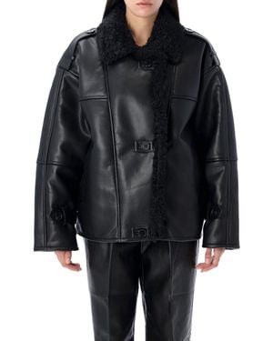 THE GARMENT The Brooklyn Aviator Jacket - Black