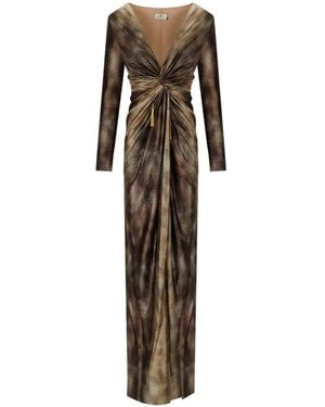 Elisabetta Franchi Carpet Lizard Dress - Multicolor