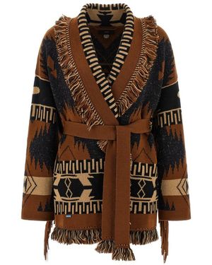 Alanui 'Dreamscape' Cardigan - Brown
