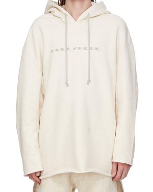 Rick Owens Peter Hoodie - White