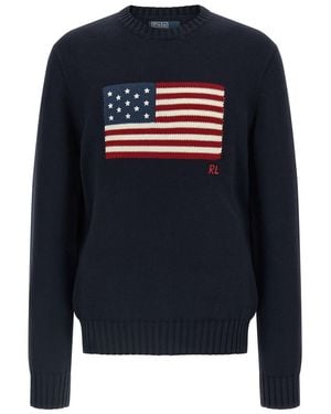 Polo Ralph Lauren Intarsia Jumper - Blue