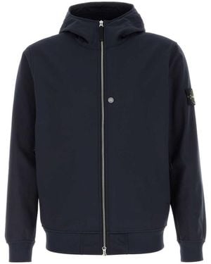 Stone Island Jackets And Vests - Blue