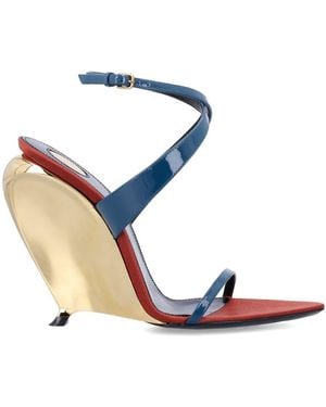Saint Laurent Tallulah Wedges - Multicolour