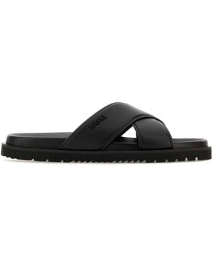 Versace Slippers - Black