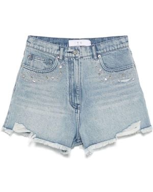 IRO Korry Denim Cotton Shorts - Blue