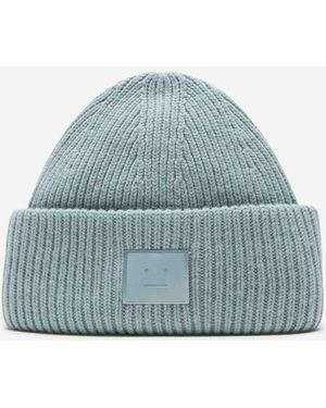 Acne Studios Wool Knit Hat - Blue