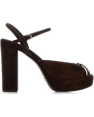 Miu Miu Sandals - Brown