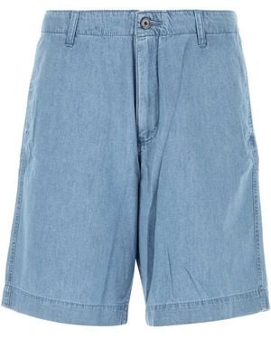 Emporio Armani Denim Bermuda Shorts - Blue