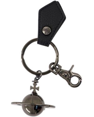 Vivienne Westwood 3D Orb Keychain - Black