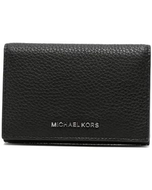 Michael Kors "Hudson" Business Card Wallet Accessories - Black