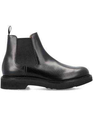 Church's Leichester Leather Chelsea Boots - Black