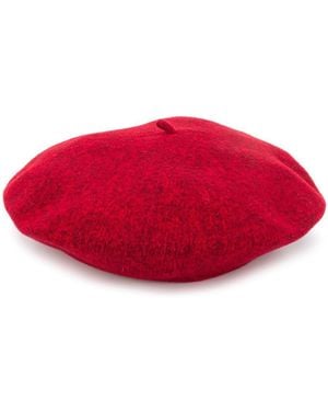 Celine Robert Knitted Beret Hat - Red