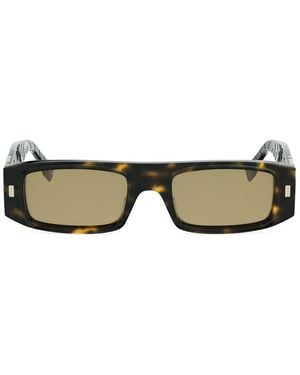 Fendi Ff Squared Sunglasses - Brown