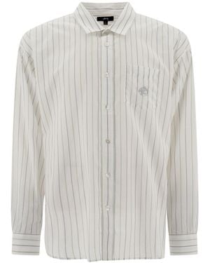 Stussy Classic Striped Shirt Shirts - White