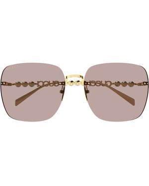 Gucci Gg1923Sa Linea Name Of Brand Sunglasses - Brown