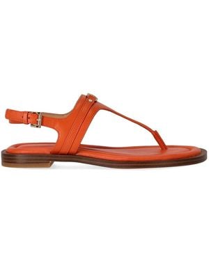Michael Kors Mandy Orange Thong Sandal - Brown