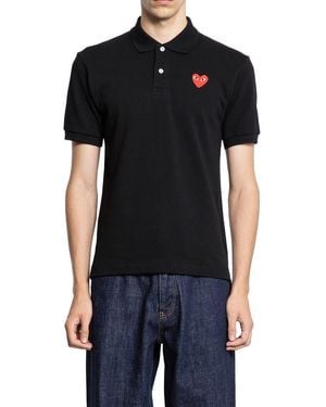 COMME DES GARÇONS PLAY T-shirts & Tank Tops - Black
