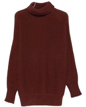 Alysi Wool Turtle-neck Sweater - Purple
