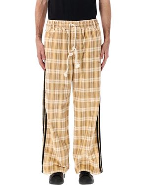 adidas Originals x Song for the Mute Adi006 Plaid Trousers - Natural