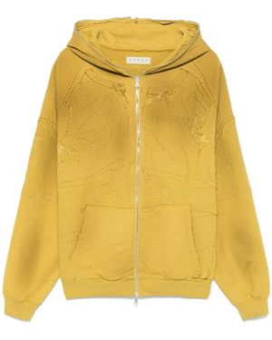Paura Idris Full Zip Hoodie Clothing - Yellow
