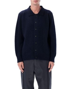 Howlin' Creatures Of The Moon Wool Cardigan – Oxford - Blue