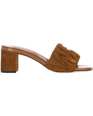 Miu Miu Sandals - Brown
