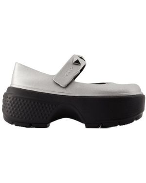 Crocs™ Stomp Mary Jane Ballerinas - Black
