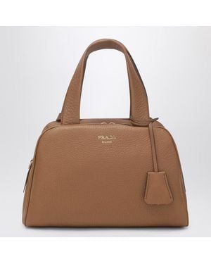 Prada Medium Caramel-Coloured Trunk Bag In - Brown