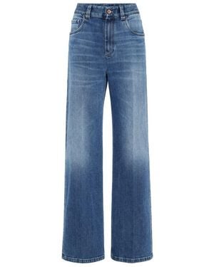 Brunello Cucinelli Denim Cotton Jeans - Blue