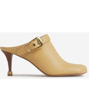 Chloé Andrea Mule Shoes - Natural