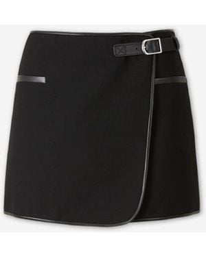 Jonathan Simkhai Mini Skirt Sheridan - Black