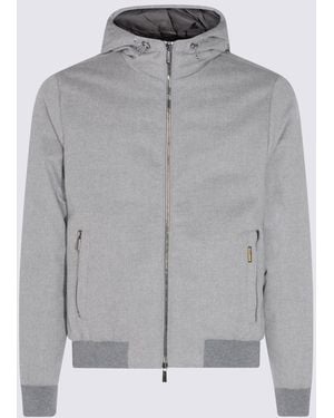 Moorer Wool Oniro Down Jacket - Grey