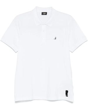 Fendi Polo Shirts - White