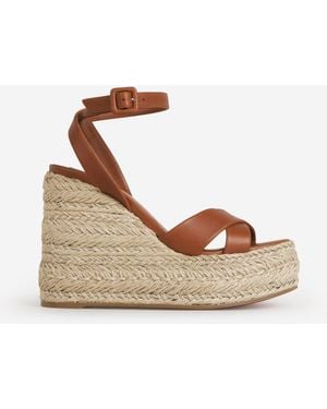 Christian Louboutin Mariza Zeppa Espadrilles - Natural