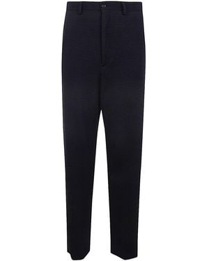 Giorgio Armani Wide Leg Trousers - Blue