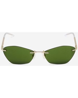 McQueen T-Bar Sunglasses - Green