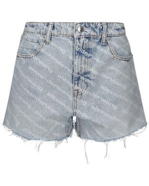 Alexander Wang Denim Shorts - Blue