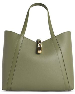 Furla 'Shopping Drop' Leather Bag - Green