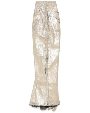 Rick Owens Lido Long Skirt - White