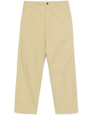 Visvim Wide Chino Trousers - Natural
