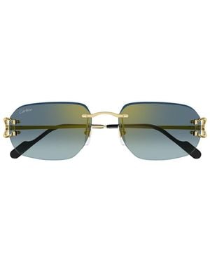 Cartier Ct0468S Signature C De Sunglasses - Green