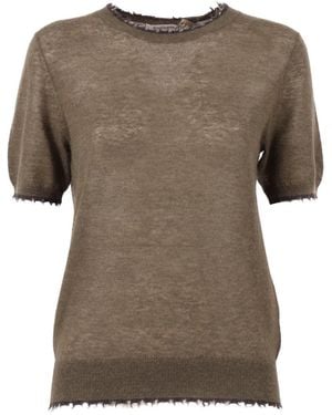 Kangra Cashmere Girocoll - Brown