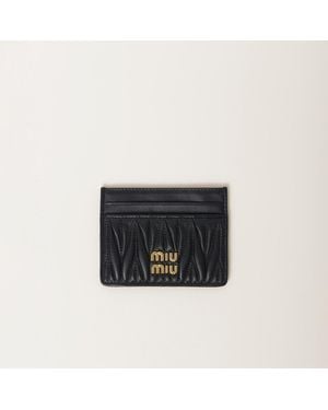 Miu Miu Cards Holder - Black